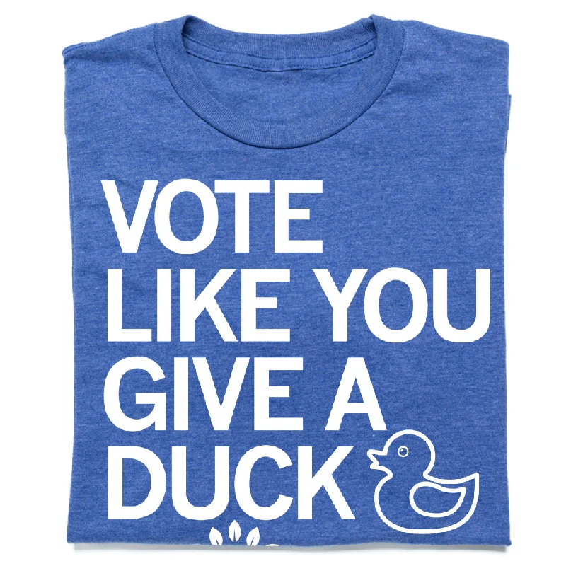 Women's Blouse with ZipperVote Like You Give A Duck