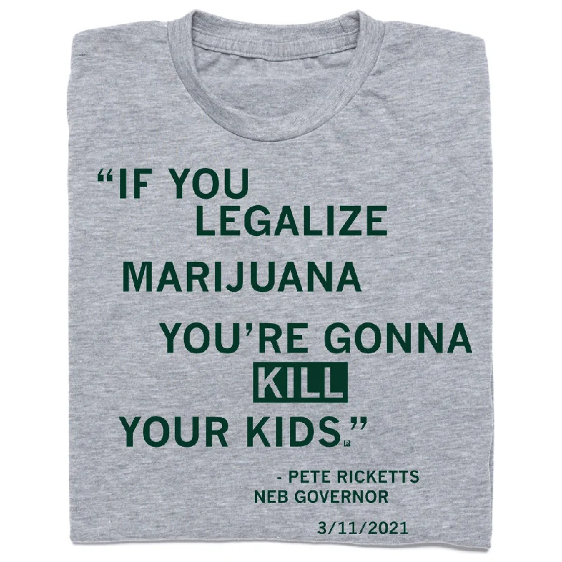 Women's Blouse with Straight HemLegalize Marijuana Pete Ricketts Quote