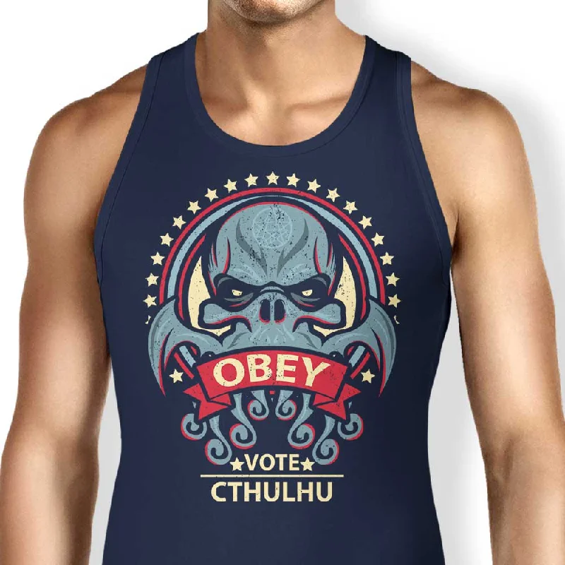 Women's Blouse with Sweetheart CollarVote Cthulhu - Tank Top