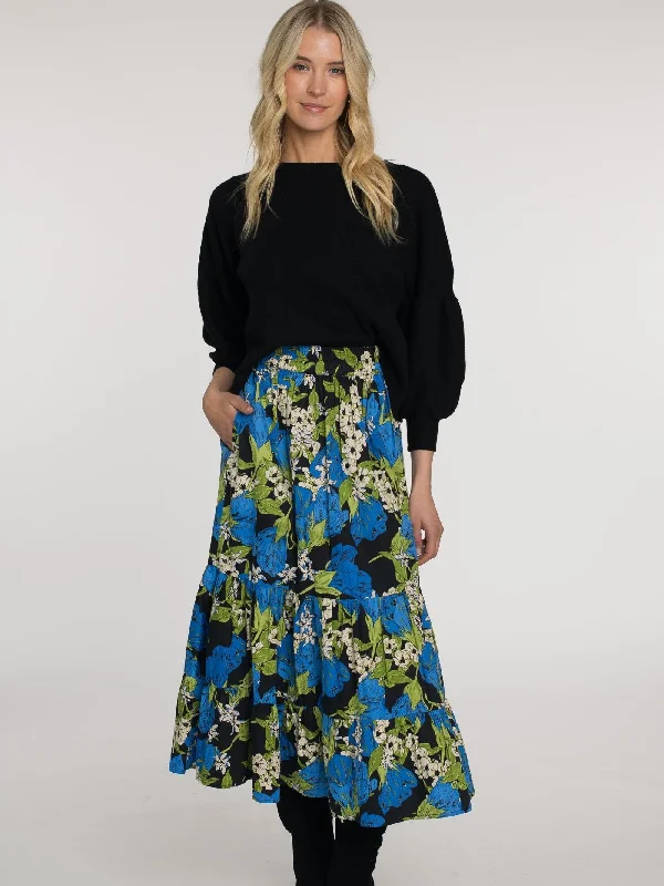 Surrey Skirt in Night Bloom