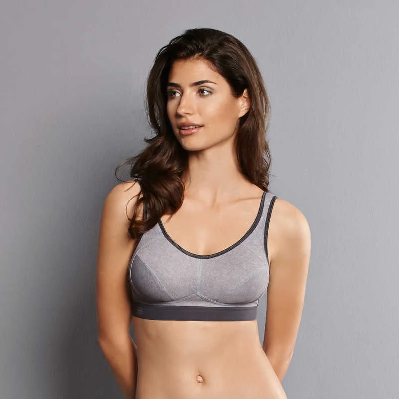 seamless bra with soft cups for all-day comfortANITA EXTREME CONTROL POST MASTECTOMY BRA BILATEREAL HEATHER GREY