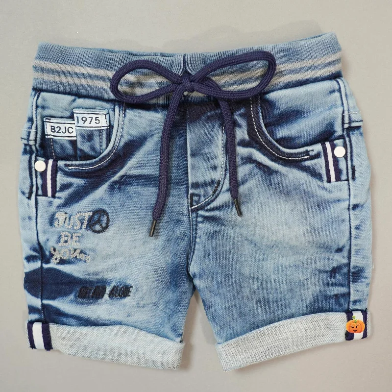 Blue Denim Shorts For Boys