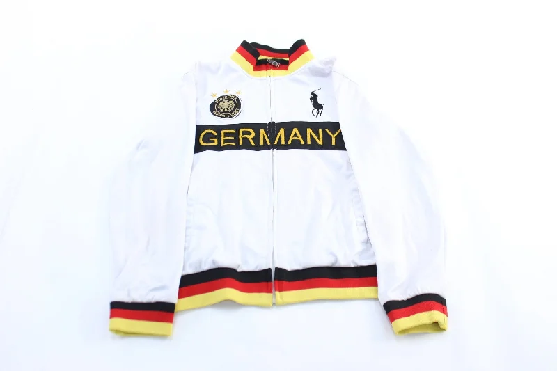 Women's Coats with HoodWomen's Polo by Ralph Lauren Embroidered Germany Zip Up Jacket