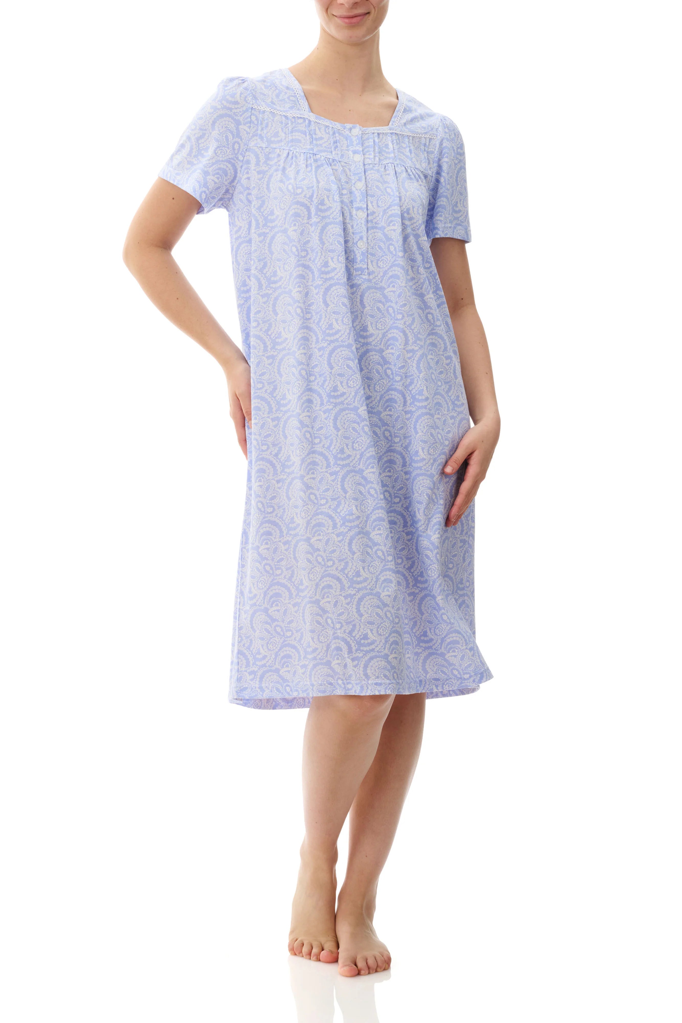 women's pajamas with a cozy, snug fit for ultimate comfortBONNIE SHORT SLEEVE NIGHTIE