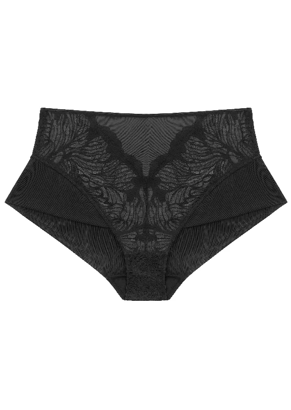 transparent lace thong panties for womenCeleste High Waist Brief Black