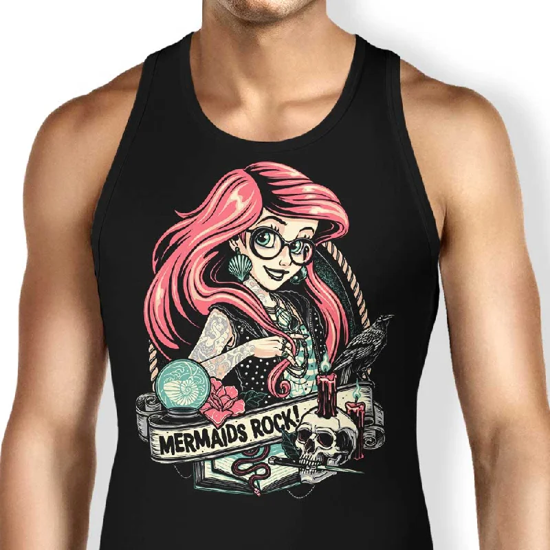 Women's Blouse with Peter Pan CollarMermaid's Rock - Tank Top