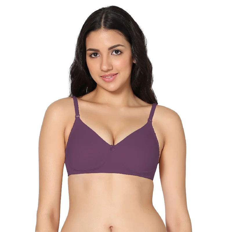 plus-size wireless braEla Non-Padded Full Coverage T-Shirt Bra (Pack of 1)