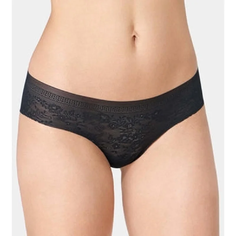 lightweight mesh panties with a floral lace overlay for a feminine lookZero Lace Hipster 10186061