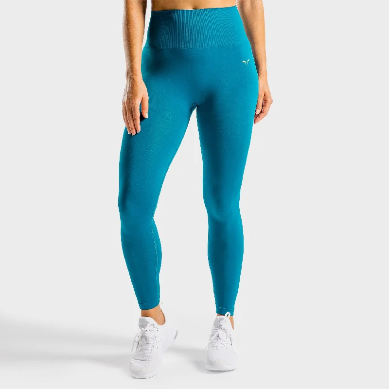 Core Seamless Leggings - Blue Beat