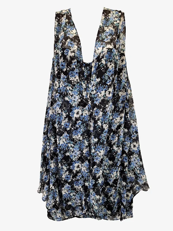 Women's Square-Neck DressesLeona Edmiston Floaty Spring Bloom Mini Dress Size 10