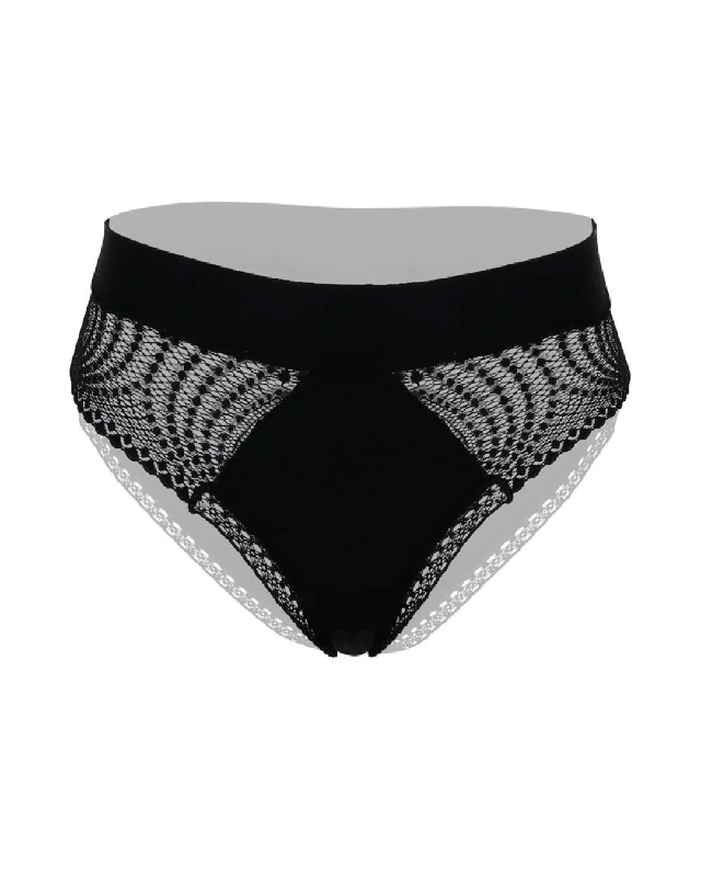 lightweight mesh panties for summer wearPanty cachetero - AMOROSA Negro