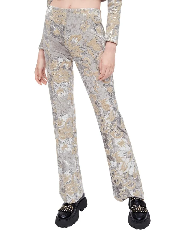 Women's Jodhpurs with V-Shaped CollarMaje Paneli Pant