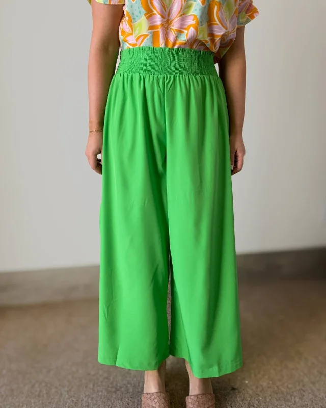 Women's Jodhpurs with Notched CollarKrista Pants In Green