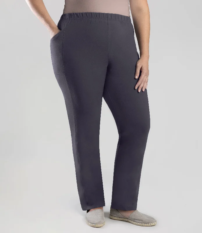 Stretch Naturals Side Pocket Loose Fit Leggings Oak Gray