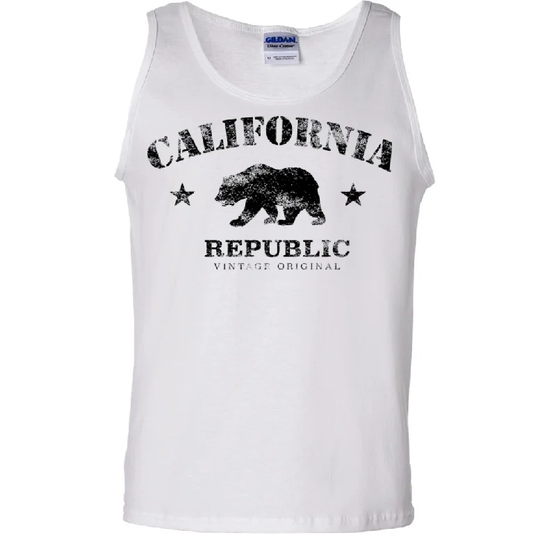 Women's Hooded Sweatshirts with Relaxed WaistCalifornia Republic Vintage Original Asst Colors Tank Top