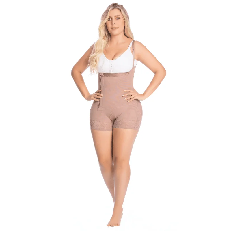 plus-size waist trainer with power mesh for firmness09046 Daily Wear Essential Garment