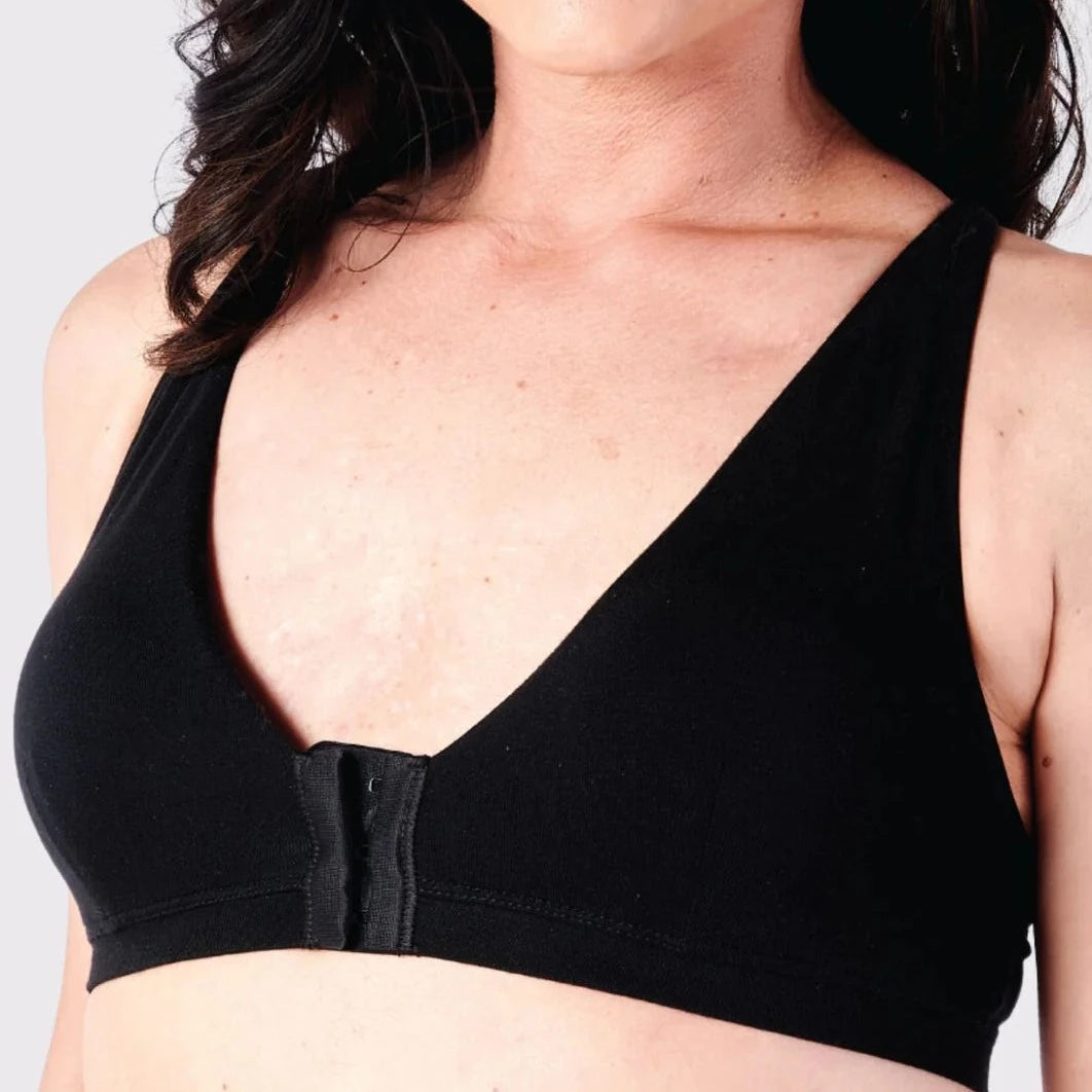 backless bra with invisible strapsANAONO MELISISA FRONT CLOSURE BRA BLACK