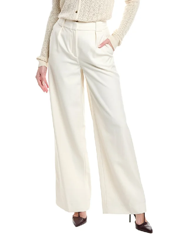 Women's JeggingsSIMKHAI Titus Wide Leg Wool-Blend Trouser