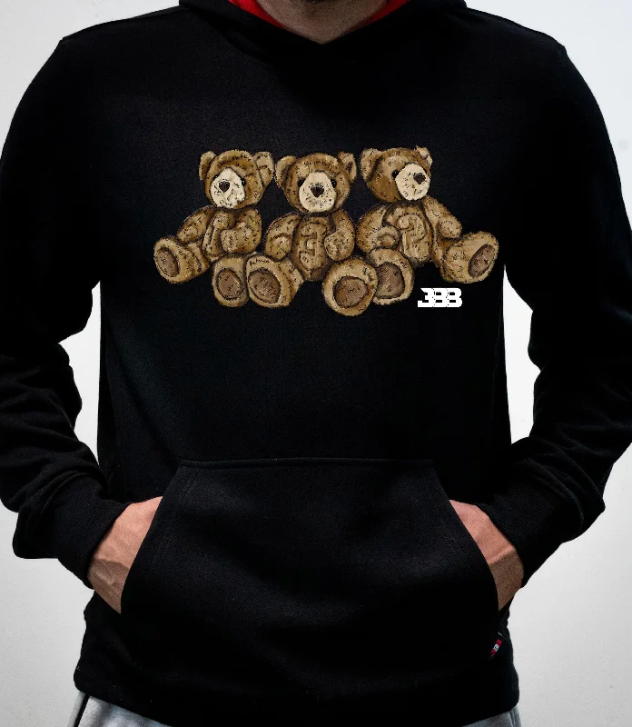 Women's Hooded Sweatshirts with Linen LiningBBB Bears Hoodie