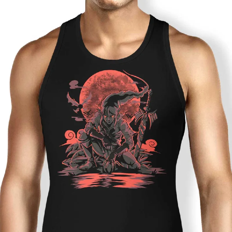 Women's High-Neck BlouseBlood Moon Rises - Tank Top