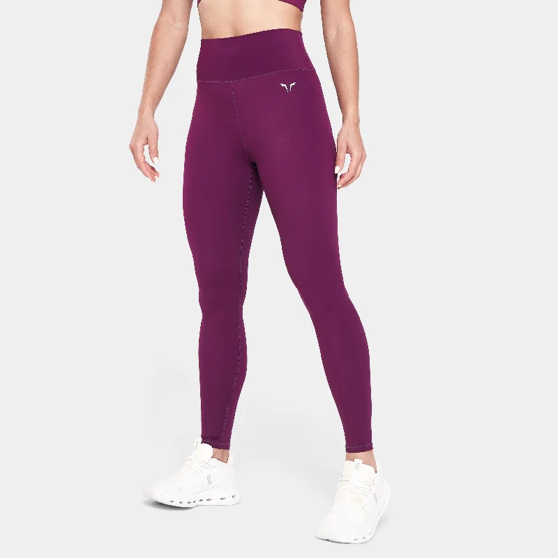 Core Agile Rise Leggings 27" - Pickled Beet