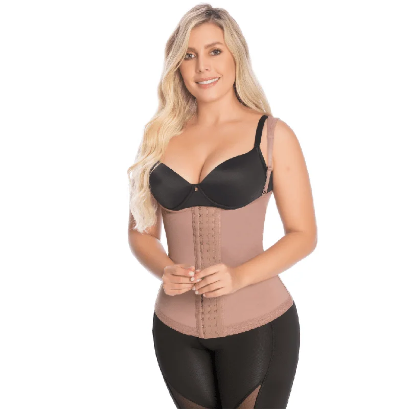 plus-size high-compression shapewear for formal events09173 Abdominal Girdle With Front Suspenders