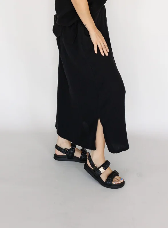 Tranquility Skirt - Black - Final Sale