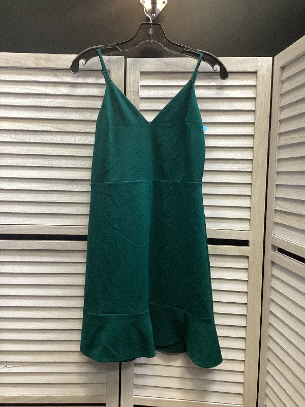 Women's U-Shaped-Neck DressesDress Party Short By Express In Emerald, Size: S