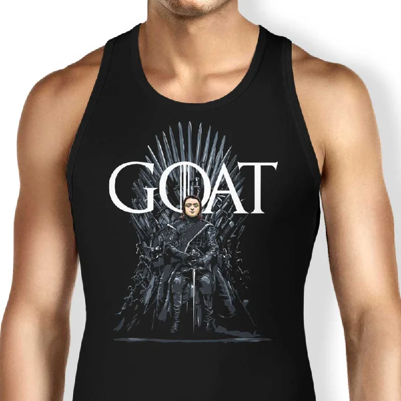 Women's Blouse with Collarless DesignArya the GOAT - Tank Top