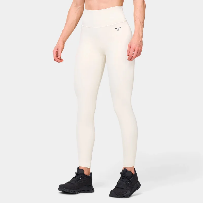 Core Agile Rise Leggings 27" - Pearl White