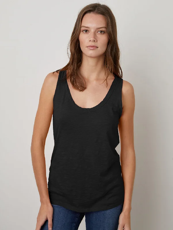 Women's Blouse with Low CollarJoy Tank Top