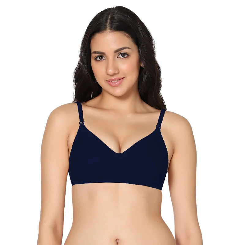 seamless bra with underwire supportEla Non-Padded Full Coverage T-Shirt Bra (Pack of 1)