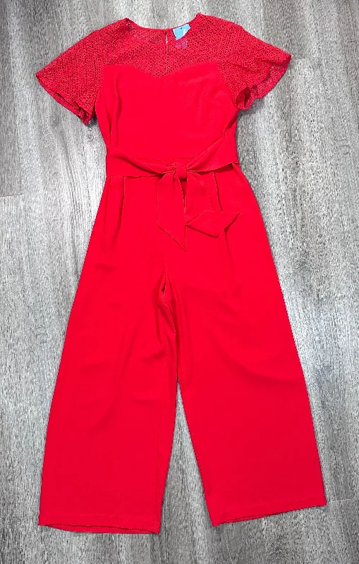 Women's Jumpsuits with Lapel CollarJumpsuit By Cece In Orange, Size: M