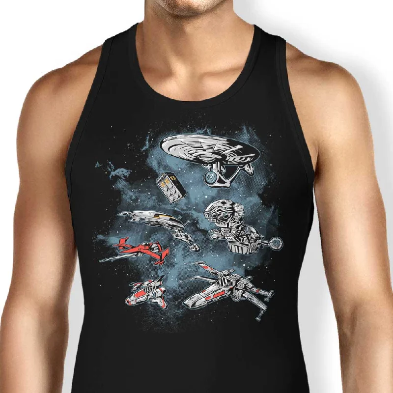 Women's Patterned BlouseUltimate Space Fleet - Tank Top