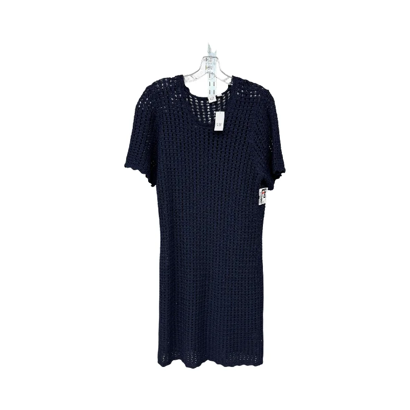 Women's Mandarin Collar DressesDress Casual Midi By Gap In Blue, Size: L