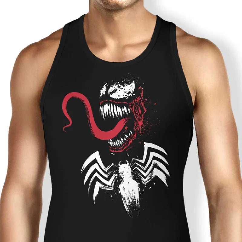 Women's Blouse with Wide CollarSymbiote - Tank Top