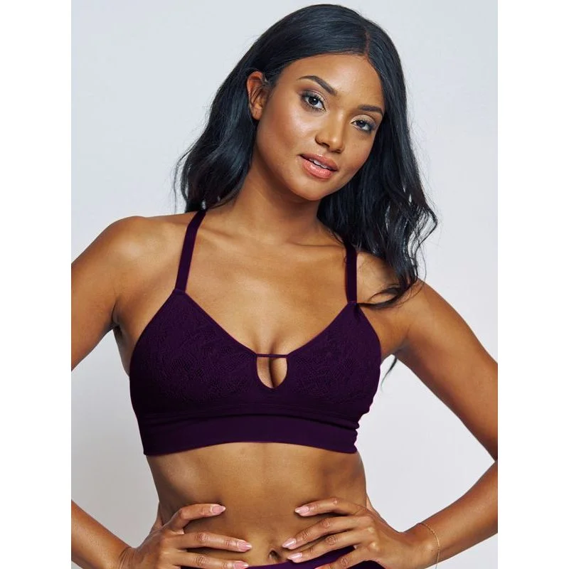 wireless bra with foam cups for shapeThe Deep V Notch Front Wirefree Bra