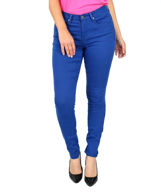 Women's Jodhpurs with Collarless DesignTrue Slim Jeggings In Royal