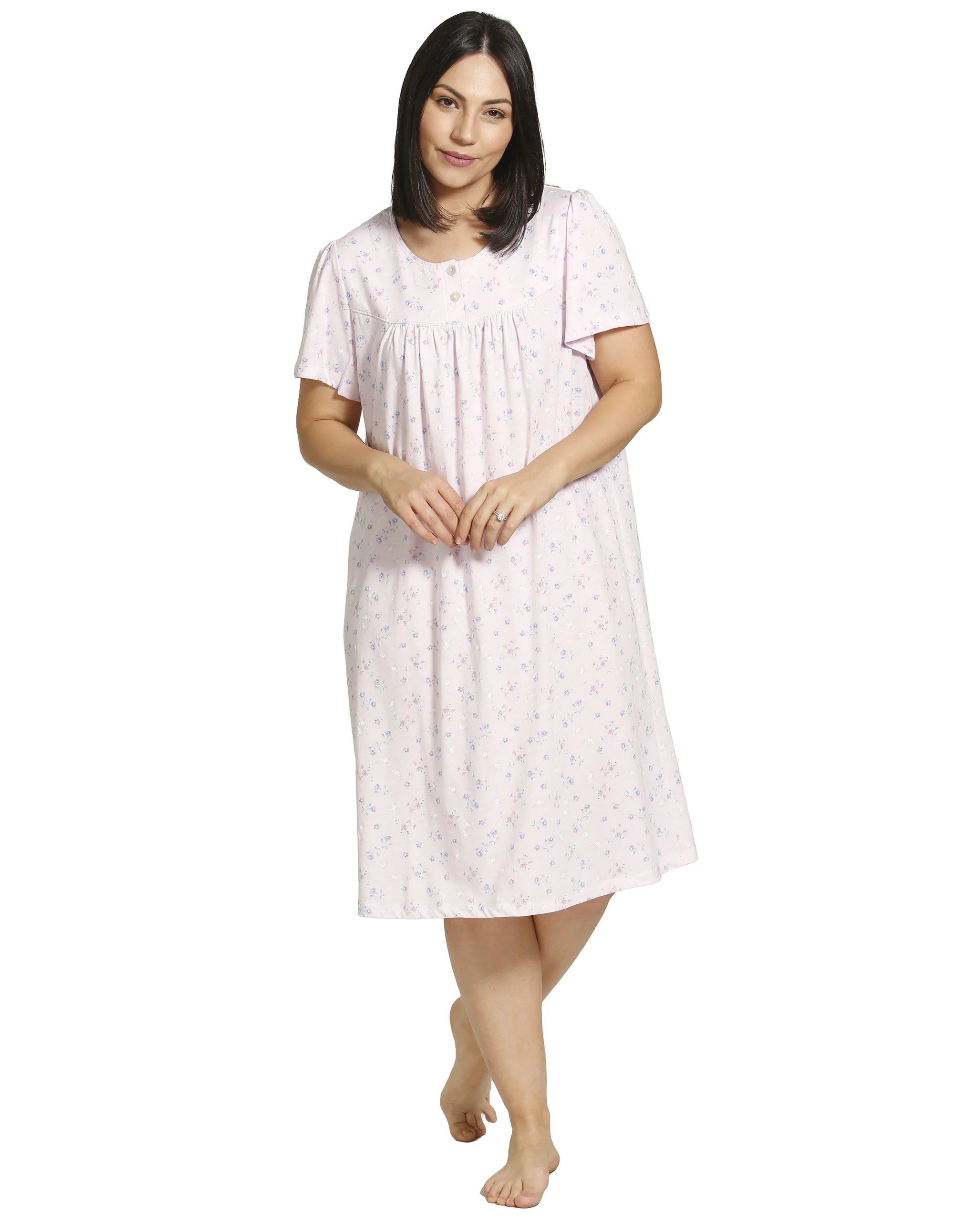 women's pajamas for those who cherish softnessSchrank short sleeved nightie sk304sf