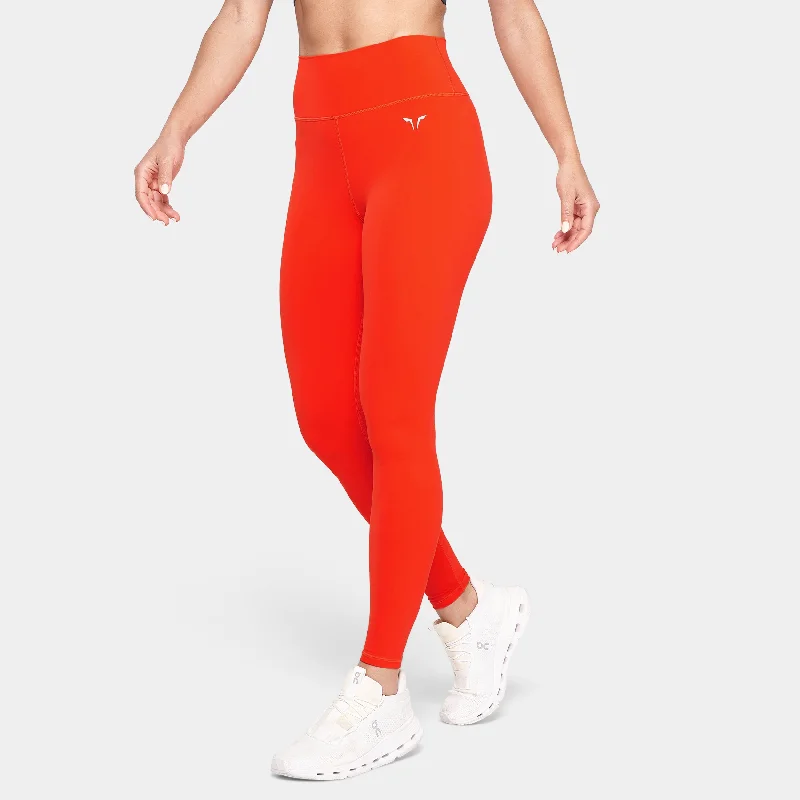 Core Agile Rise Leggings 27" - Orange.Com