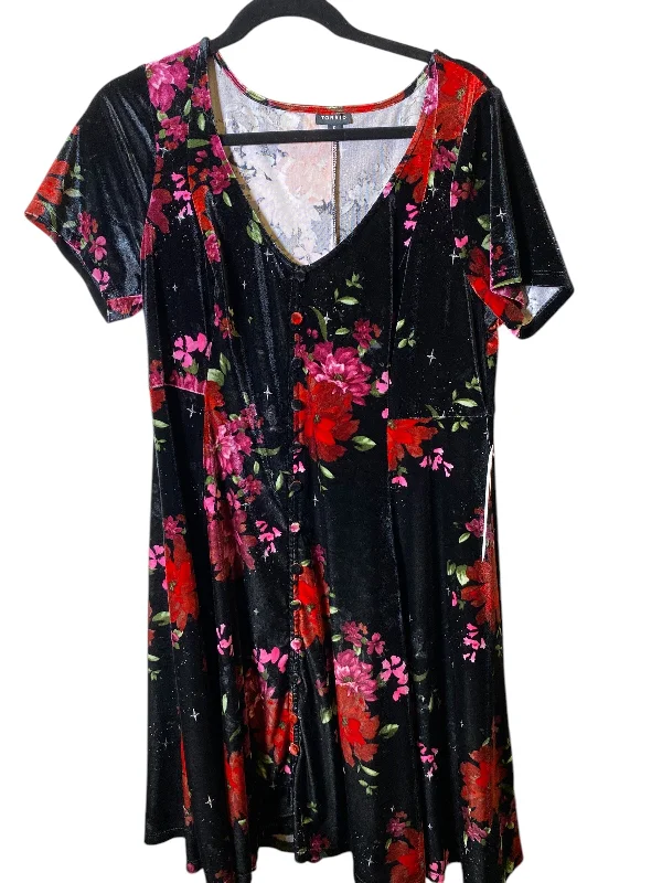 Women's Cut-Out DressesDress Casual Midi By Torrid In Floral Print, Size: 3x