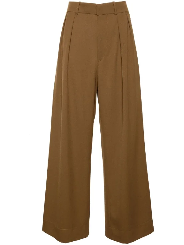 Women's Jodhpurs with Collarless NeckWardrobe.Nyc Women's Wardrobe Nyc Trousers