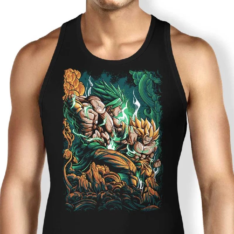 Women's Blouse with Mandarin CollarLegendary Battle - Tank Top