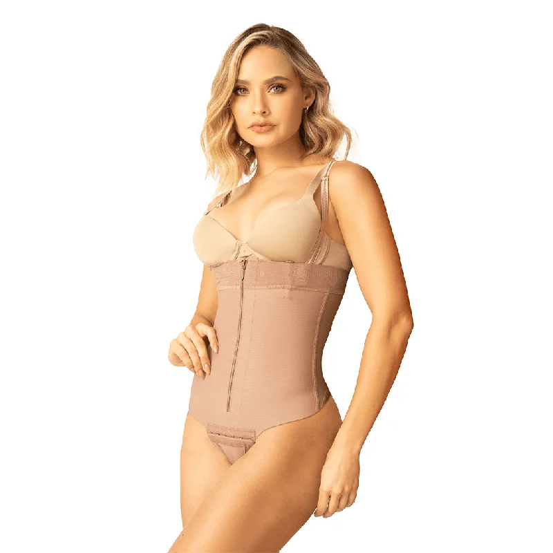 full-body suit with mesh panels for comfort1038 Fajas Meli'belt