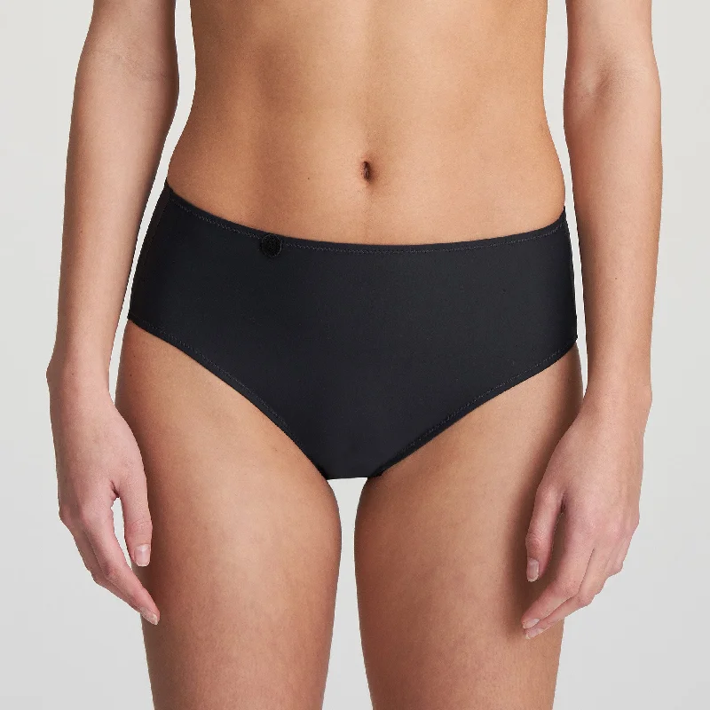 plus-size seamless panties with a full-coverage design and tummy controlMarie Jo L'Aventure Full Briefs-Tom-Black