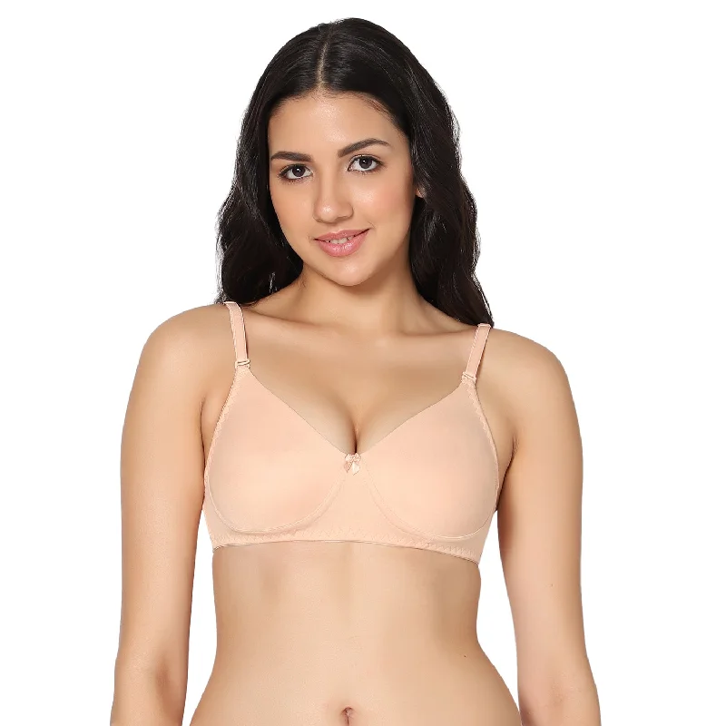 lace-trimmed convertible bra for special eventsEla Non-Padded Full Coverage T-Shirt Bra (Pack of 1)