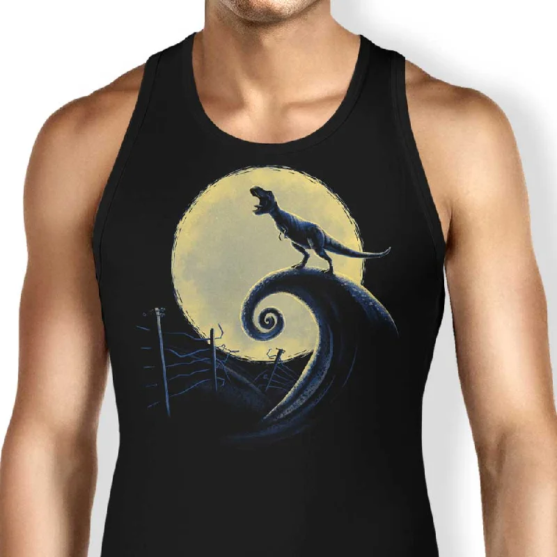 Women's Blouse with Sweetheart CollarJurassic Nightmare - Tank Top