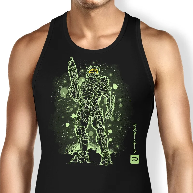 Women's Blouse with Shawl CollarThe Master Chief - Tank Top