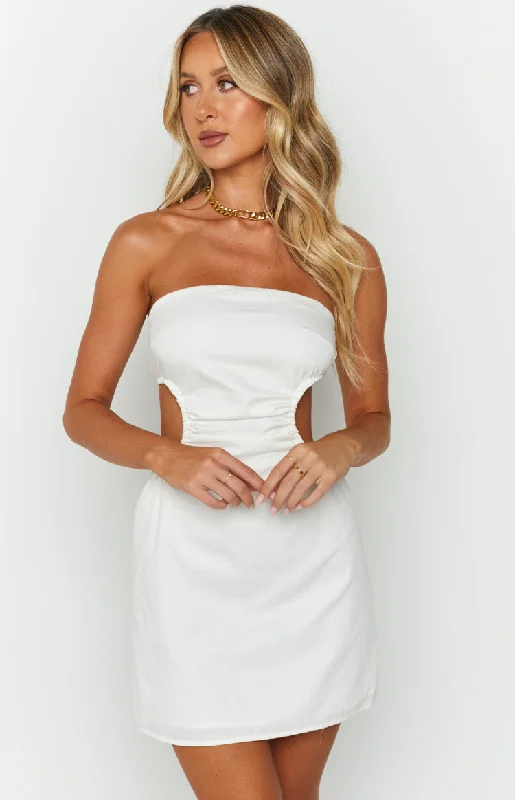 Women's Square-Neck DressesSylvan White Mini Dress