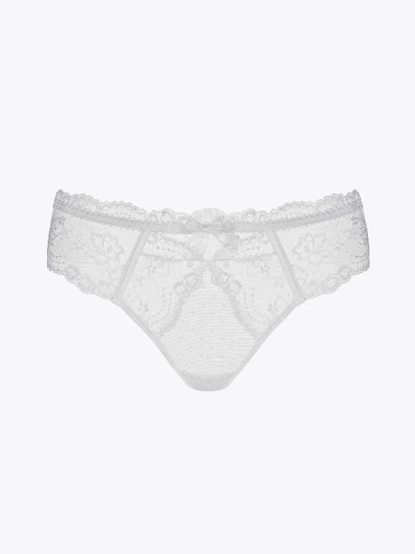 cotton-blend briefs with a built-in bra for added supportNellie Tai